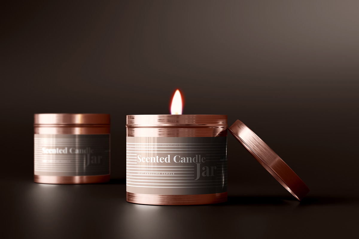 Amber Glass Candle Mockup Bundle, a Packaging Mockup by pmvch (Photo 11 of 135)