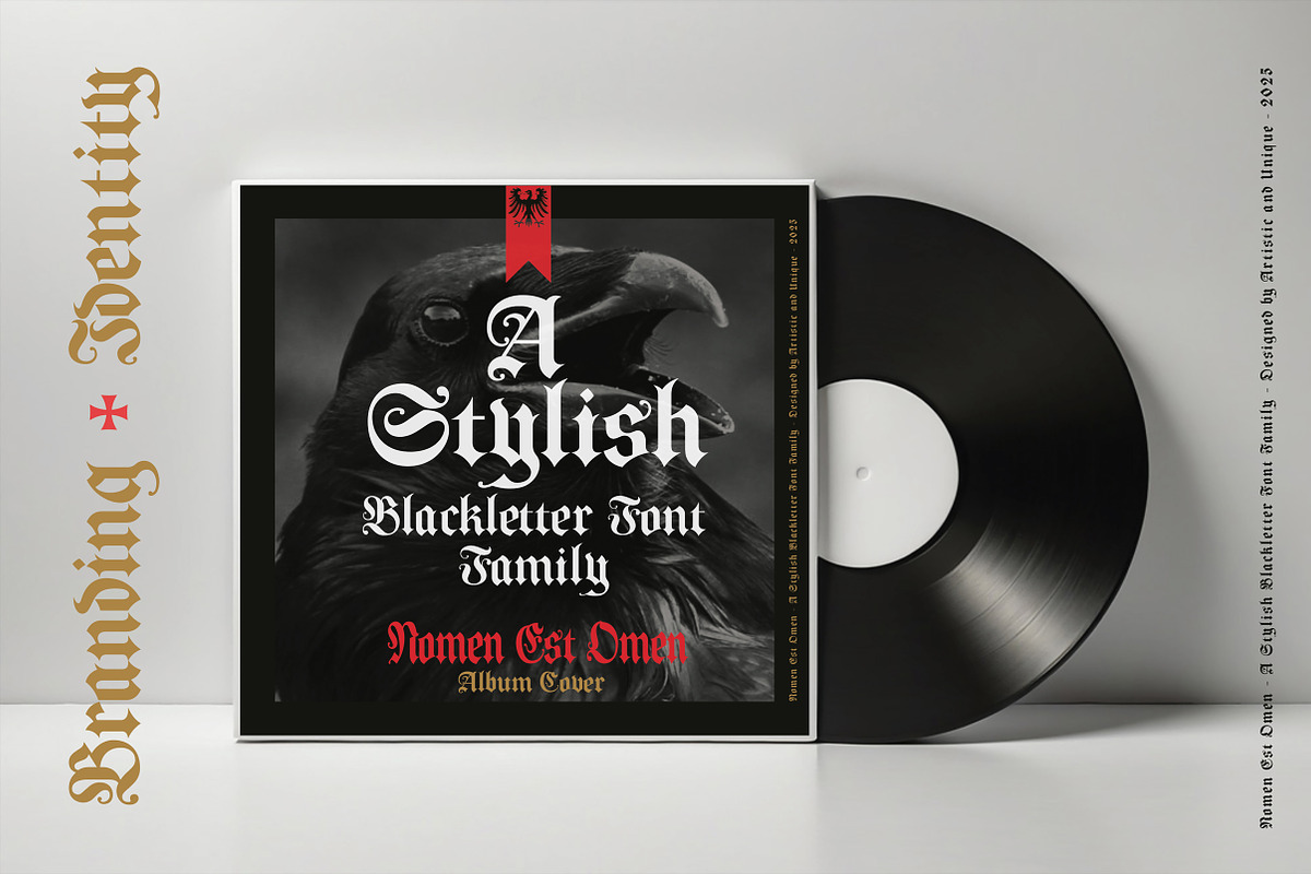 Nomen Est Omen - Blackletter Font, a Blackletter Font by Artistic & Unique (Photo 12 of 15)