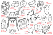 Baby Nursery Hand-Drawn Element, an Illustration by Tekuni (Thumbnail 4 of 8)