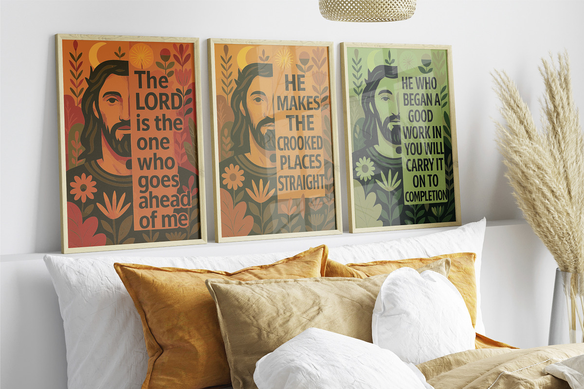 Jesus Bible Art Collages-Posters, a Person Illustration by Blynn Pippen (Photo 1 of 21)