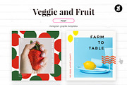 Veggie and fruit social media, a Social Media Template by Chanut is industries (Thumbnail 2 of 11)