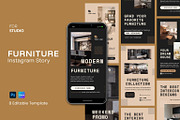 Furniture Instagram Story Template, a Social Media Template by FDR Studio (Thumbnail 1 of 4)