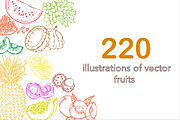 Vector fruit, an Illustration by risovanya (Thumbnail 1 of 9)