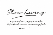 Simple Living Script Font, a Script Font by cocodesign (Thumbnail 3 of 8)