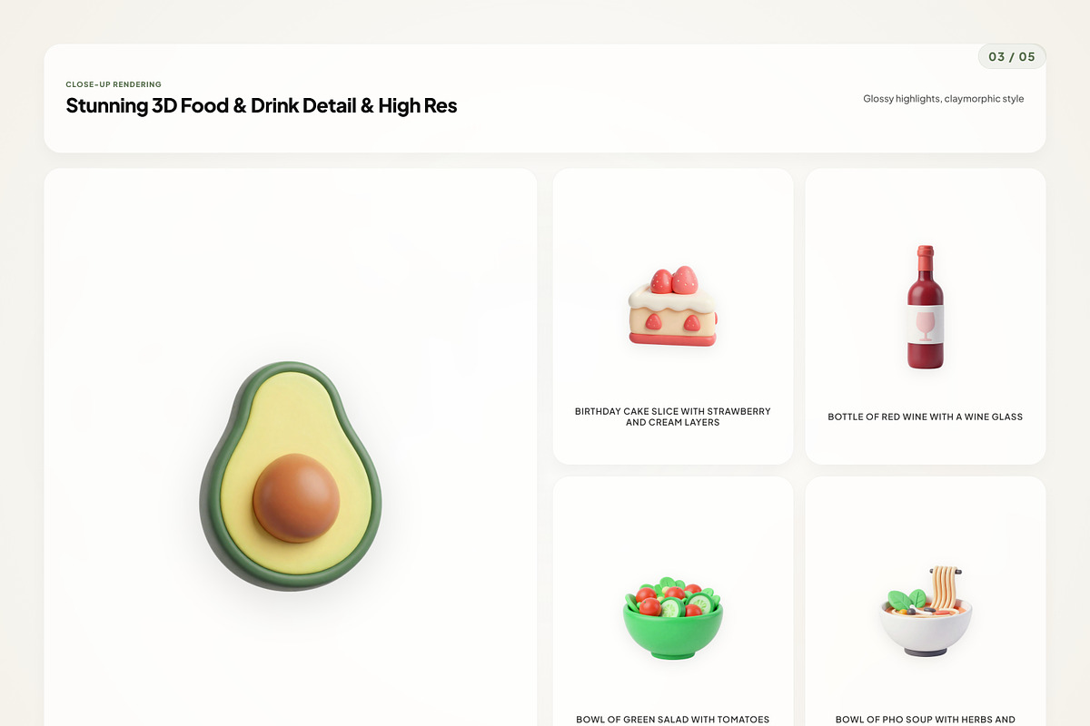 3D Food & Drink Icons, an Emoji Icon by River Visual (Photo 3 of 5)