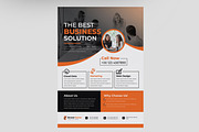 Business Flyer Design Template, a Flyer Template by MightyDesign (Thumbnail 1 of 7)