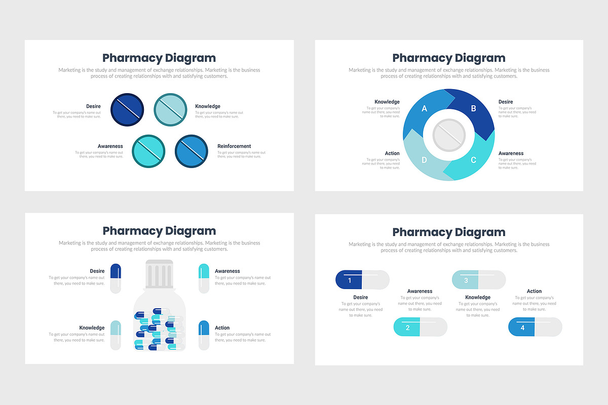 Pharmacy Infographics Template, a Presentation Template by slidequest