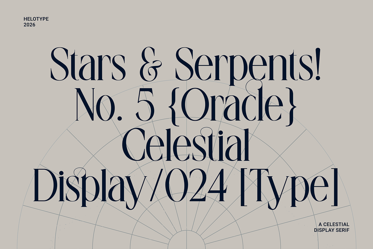 Stellar Oracle — Celestial Display, a Serif Font by Helotype (Photo 3 of 10)