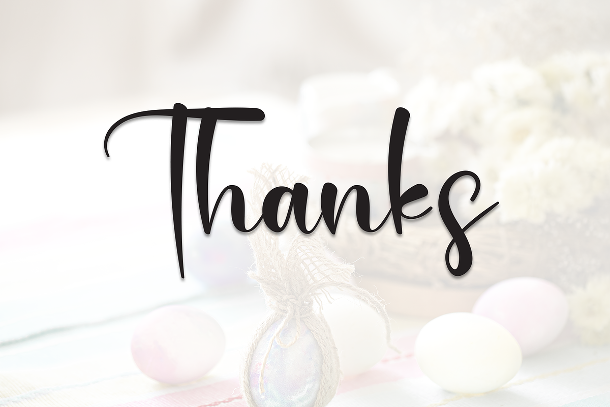 Easter | Script Font, a Handwritten Font by Scratchones (Photo 8 of 8)