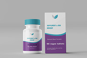 Supplement & Box Mockup, an Advertising Mockup by Tokobeta (Thumbnail 3 of 7)