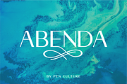 Abenda - Elegant Typeface, a Sans Serif Font by Pen Culture (Thumbnail 1 of 7)