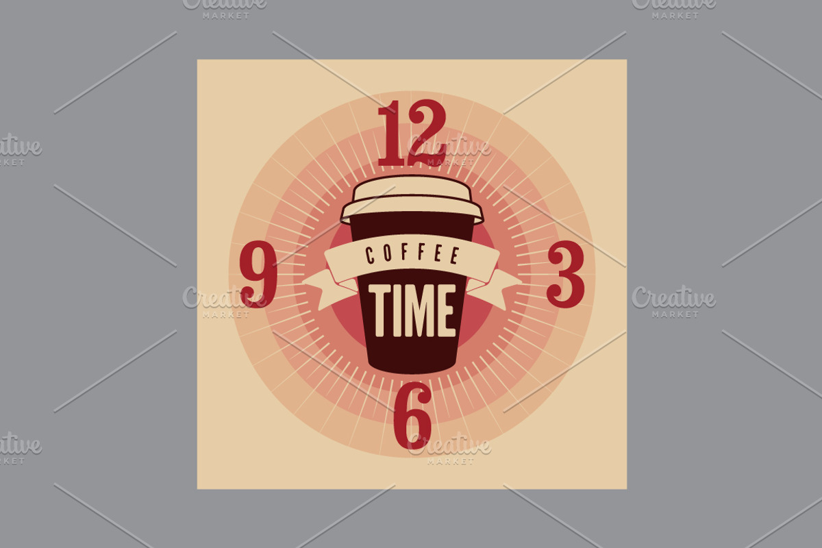 Coffee To Go vector poster set., a Food Illustration by PoPaShop (Photo 10 of 13)