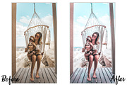 Teal Instagram Blogger Presets, a Preset Add-On by Design Aesthetic (Thumbnail 5 of 6)
