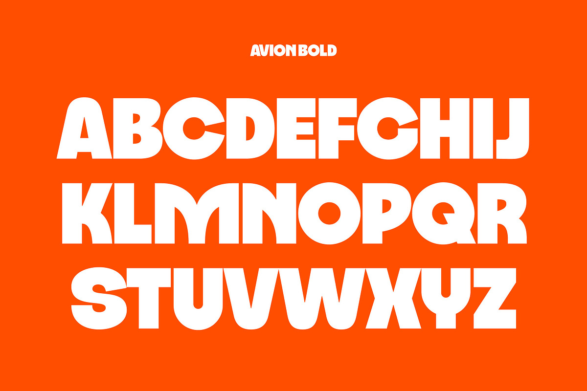 Avion - Modern Bold Font, a Sans Serif Font by limitype (Photo 6 of 10)