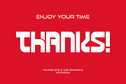 Space Over - Futuristic Sans Serif, a Sans Serif Font by figuree studio (Thumbnail 10 of 10)