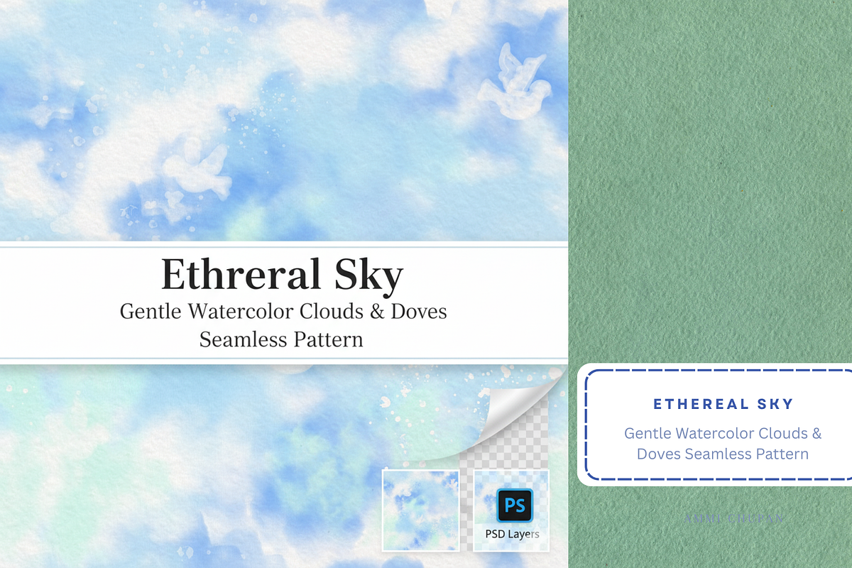 Ethereal Sky, a Pattern Graphic by AMMi (Photo 3 of 4)
