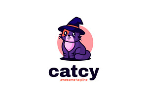Catcy Mascot Cartoon Logo, a Branding & Logo Template by Artnivora.Std
