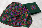 Midnight Botanical Silk Scarf, an Object Graphic by ilustrinna (Thumbnail 7 of 9)