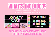 Pastel Neon Loyalty Card, a Card Template by SunshineStudioBoutique (Thumbnail 2 of 9)