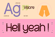 Visore, a Sans Serif Font by Burntilldead (Thumbnail 7 of 12)