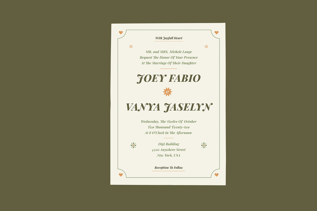 Wedding Invitation Template, an Invitation Template by Neermana (Photo 4 of 4)