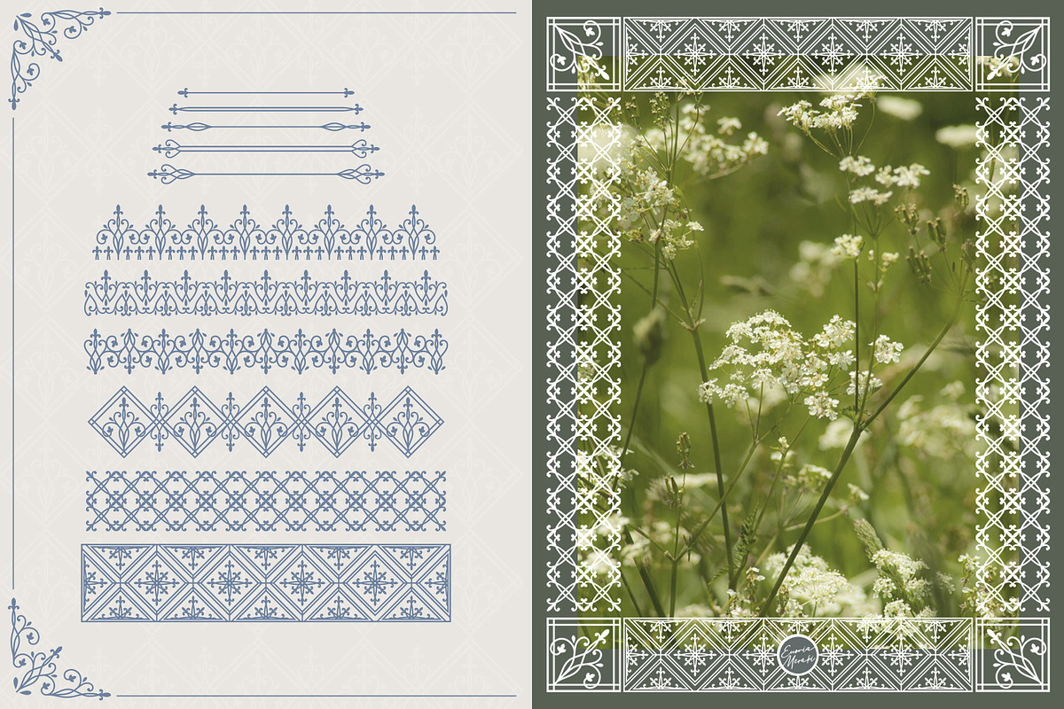 LACE DIARY 01 Vintage Rococo Romance, a Background Graphic by Euonia Meraki (Photo 8 of 18)