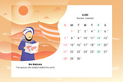 2020 Calendar - Muslim Scientist, a Stationery Template by Ted-sign (Thumbnail 7 of 39)