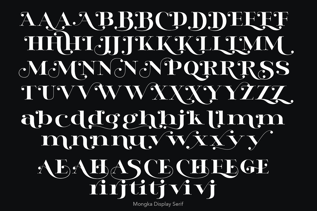 Mongka Display Font, a Serif Font by madeDeduk (Photo 9 of 10)