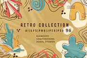 Modern Art - Retro Bundle | 6 in 1, an Object Illustration by Graphic Art (Thumbnail 11 of 18)