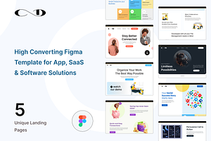 Infiniti-SaaS Figma Landing Page