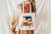 Vintage Creepy Halloween Clipart, an Illustration by Pixels.Craft (Thumbnail 5 of 7)