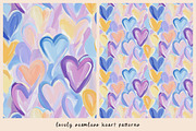 12 Lovely Seamless Heart Patterns, a Pattern Graphic by DesignRocket (Thumbnail 5 of 13)