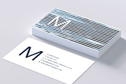 Classy line art business card, a Business Card Template by Creative Designs (Thumbnail 1 of 3)