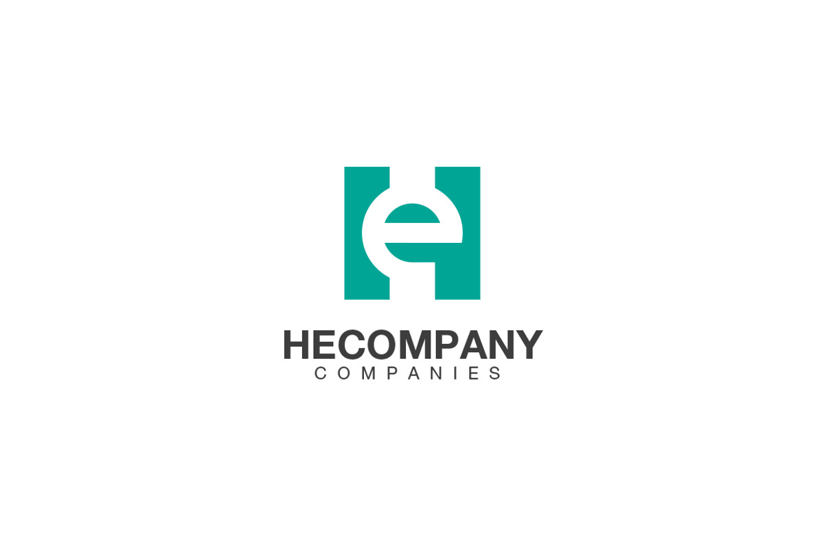 H E Logo, a Branding & Logo Template by CAIRON CREATIVESTUDIO (Photo 1 of 5)