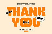 WubbyBlockx - Rounded Bold Font, a Sans Serif Font by Mine Type Lab (Thumbnail 8 of 10)