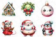 Cute Chubby Christmas Clipart, an Illustration by DreamPrint404 (Thumbnail 4 of 5)