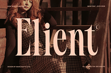 Elient – Elegant Fashion Serif Font