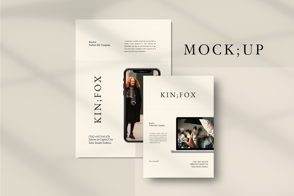 Kinfox - A4 Potrait Google Slide, a Presentation Template by Dirtytemp Studio (Photo 5 of 8)