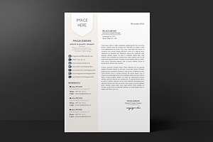 Resume / CV Cover Letter Template