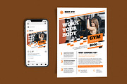 Gym Workout Program, a Flyer Template by Me55enjah Design (Thumbnail 1 of 4)