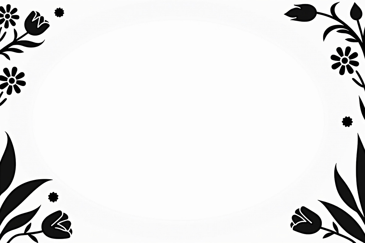 Hand Drawn Floral Border Set, an Illustration by BIPLOB EXPERT (Photo 2 of 10)