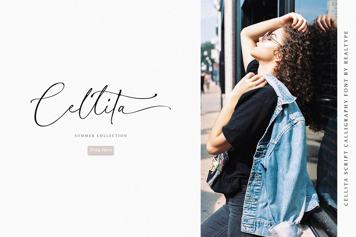 Cellita Script, a Script Font by Realtype (Photo 7 of 10)