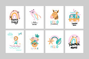 Summer vibes baby illustrations, an Animal Illustration by OxanaTally (Thumbnail 7 of 14)