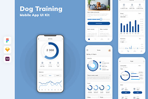 Dog Training Mobile App UI Kit