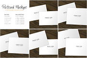 Postcard Mockup Bundle, a Print Template by Designs by Justin Lynch (Thumbnail 3 of 9)