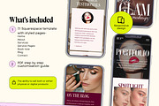 Makeup Artist Website Squarespace, a Squarespace Template by Template Twist Shop (Thumbnail 5 of 9)