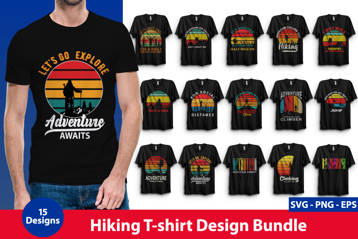 Huge T-shirt Design Bundle, an Illustration by Genius Graph (Photo 4 of 9)