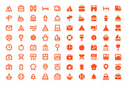 Summer and Holidays Material Icons, a Solid Icon by Creative Stall (Thumbnail 3 of 4)