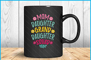 Mom Daughter Squad Matching SVG PNG, a Graphic by Creativeusart (Thumbnail 3 of 4)