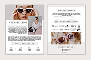 Influencer Media Press Kit, a Resume Template by thebrandcove (Thumbnail 2 of 5)